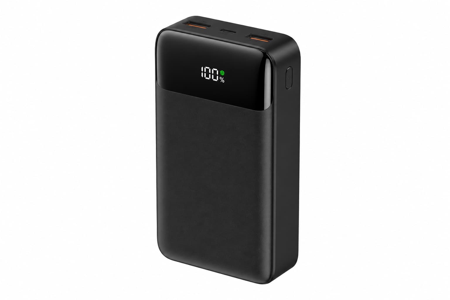 Portable Power Bank, 20,000 mAh, 65W - front product view on white background