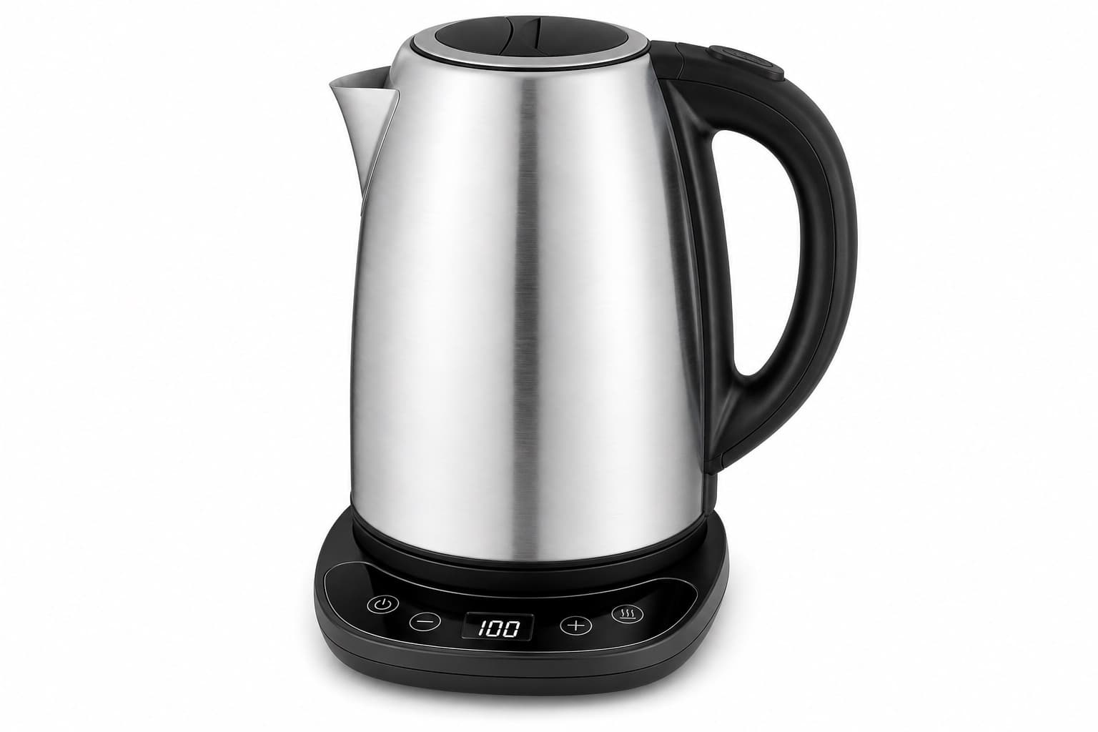Temperature-Control Electric Kettle, 1.7 Liter - front product view on white background